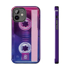 Retro Cassette Tough Phone Case — 80s Vintage Tape Design, Protective iPhone Cover - 314 Originals