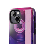 Retro Cassette Tough Phone Case — 80s Vintage Tape Design, Protective iPhone Cover - 314 Originals