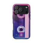 Retro Cassette Tough Phone Case — 80s Vintage Tape Design, Protective iPhone Cover - 314 Originals
