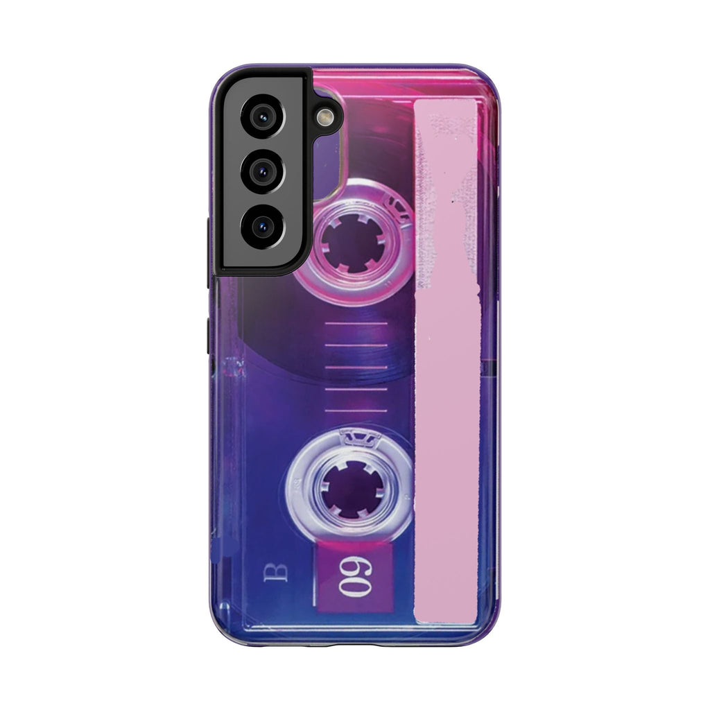 Retro Cassette Tough Phone Case — 80s Vintage Tape Design, Protective iPhone Cover - 314 Originals