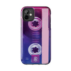 Retro Cassette Tough Phone Case — 80s Vintage Tape Design, Protective iPhone Cover - 314 Originals