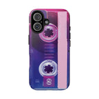 Retro Cassette Tough Phone Case — 80s Vintage Tape Design, Protective iPhone Cover - 314 Originals