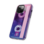 Retro Cassette Tough Phone Case — 80s Vintage Tape Design, Protective iPhone Cover - 314 Originals