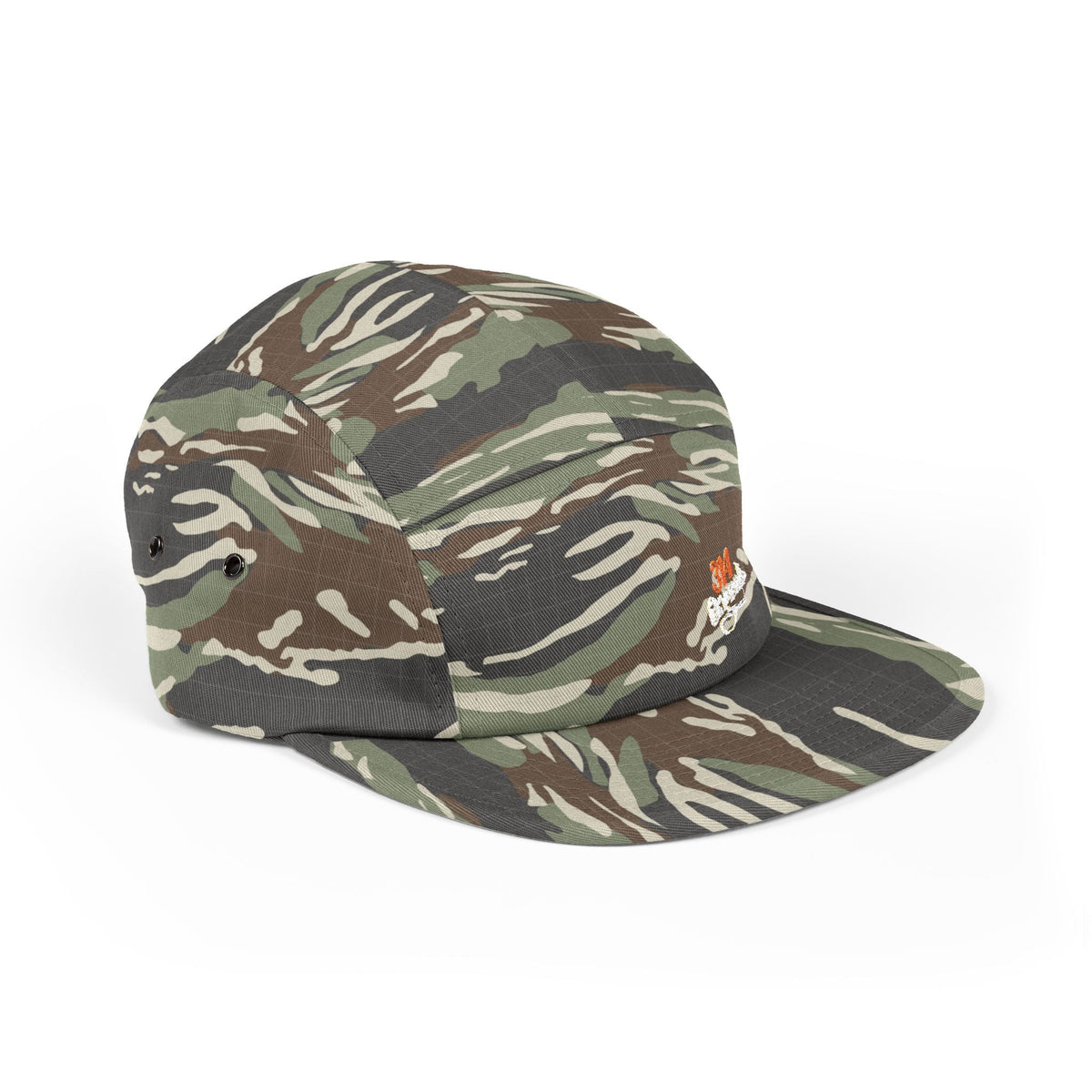 Retro Script Logo Embroidered 5-Panel Cap — - 314 Originals