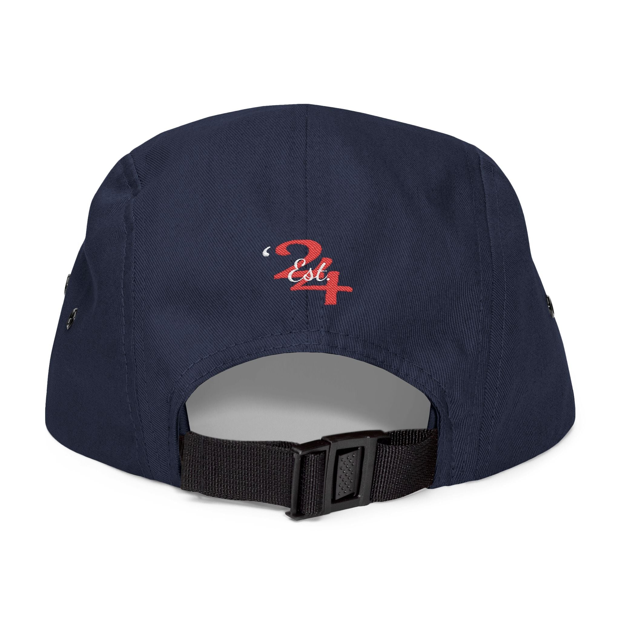 Retro Script Logo Embroidered 5-Panel Cap — - 314 Originals