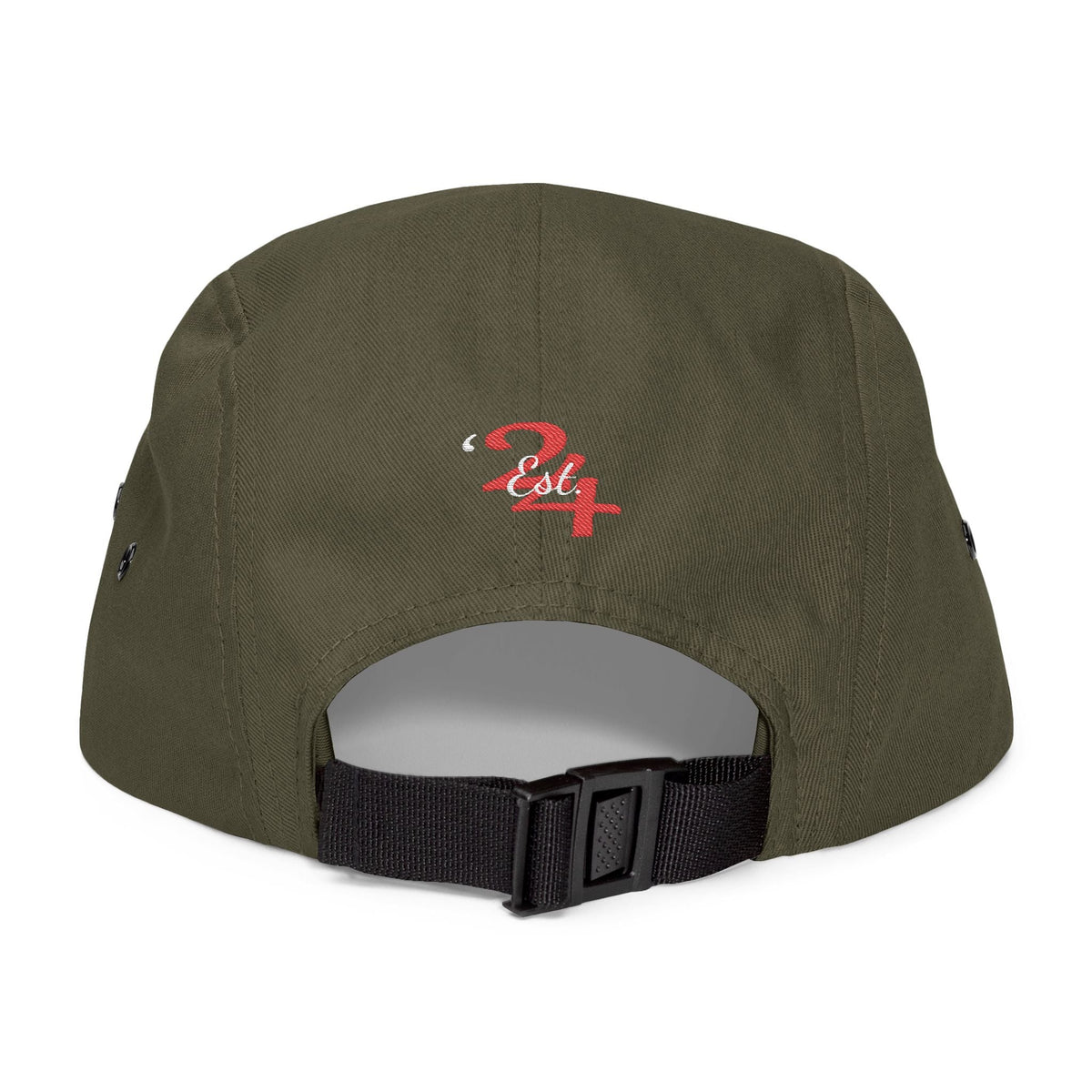 Retro Script Logo Embroidered 5-Panel Cap — - 314 Originals