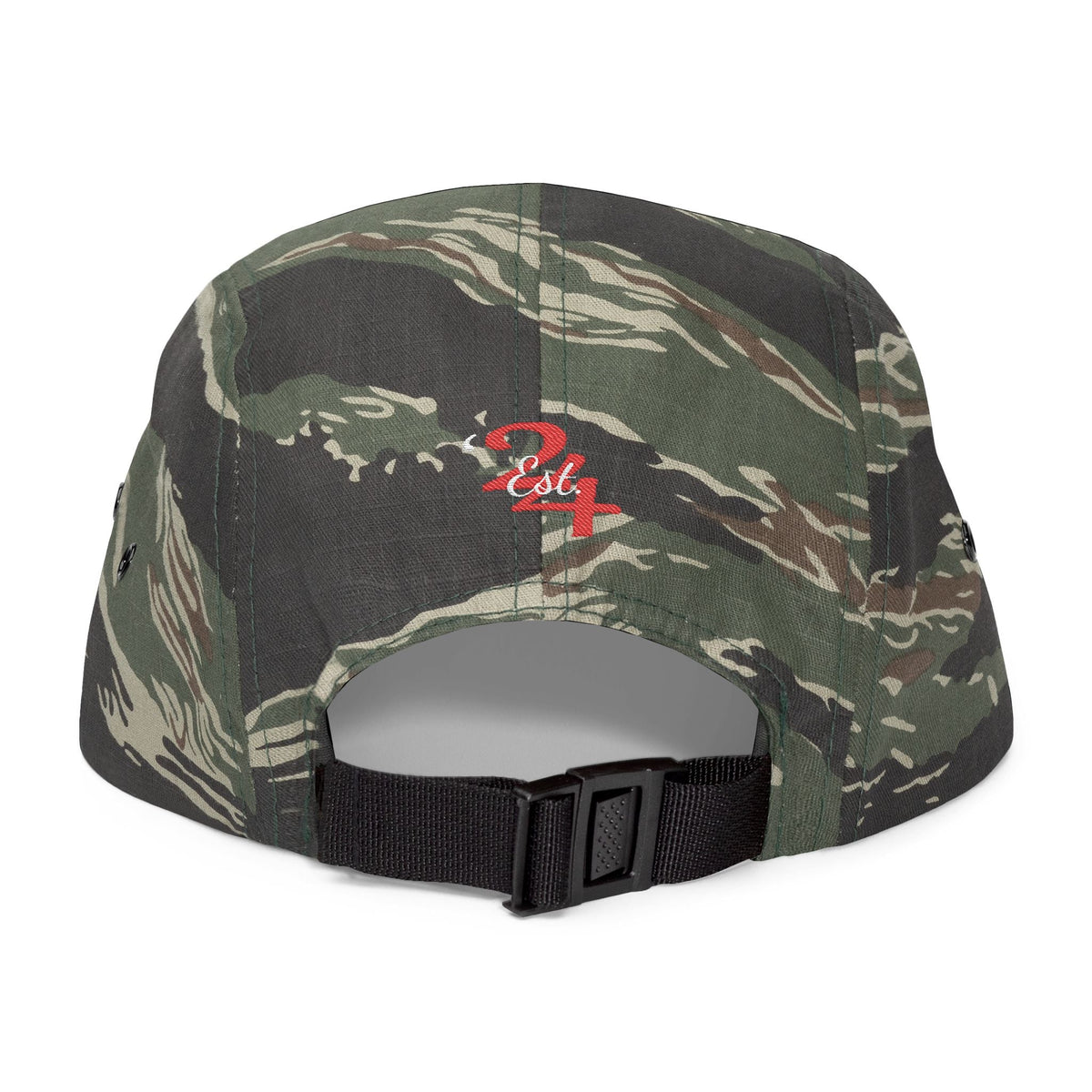 Retro Script Logo Embroidered 5-Panel Cap — - 314 Originals