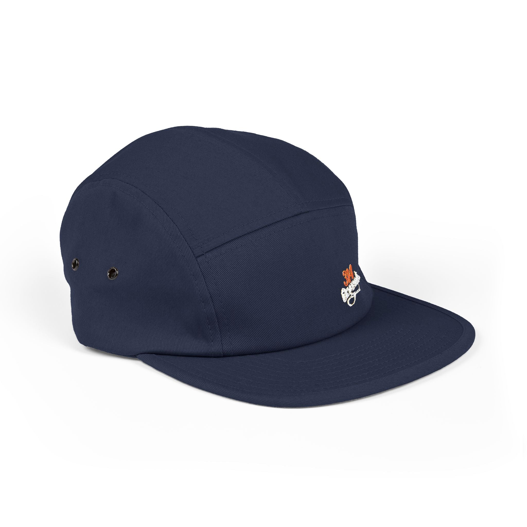 Retro Script Logo Embroidered 5-Panel Cap — - 314 Originals