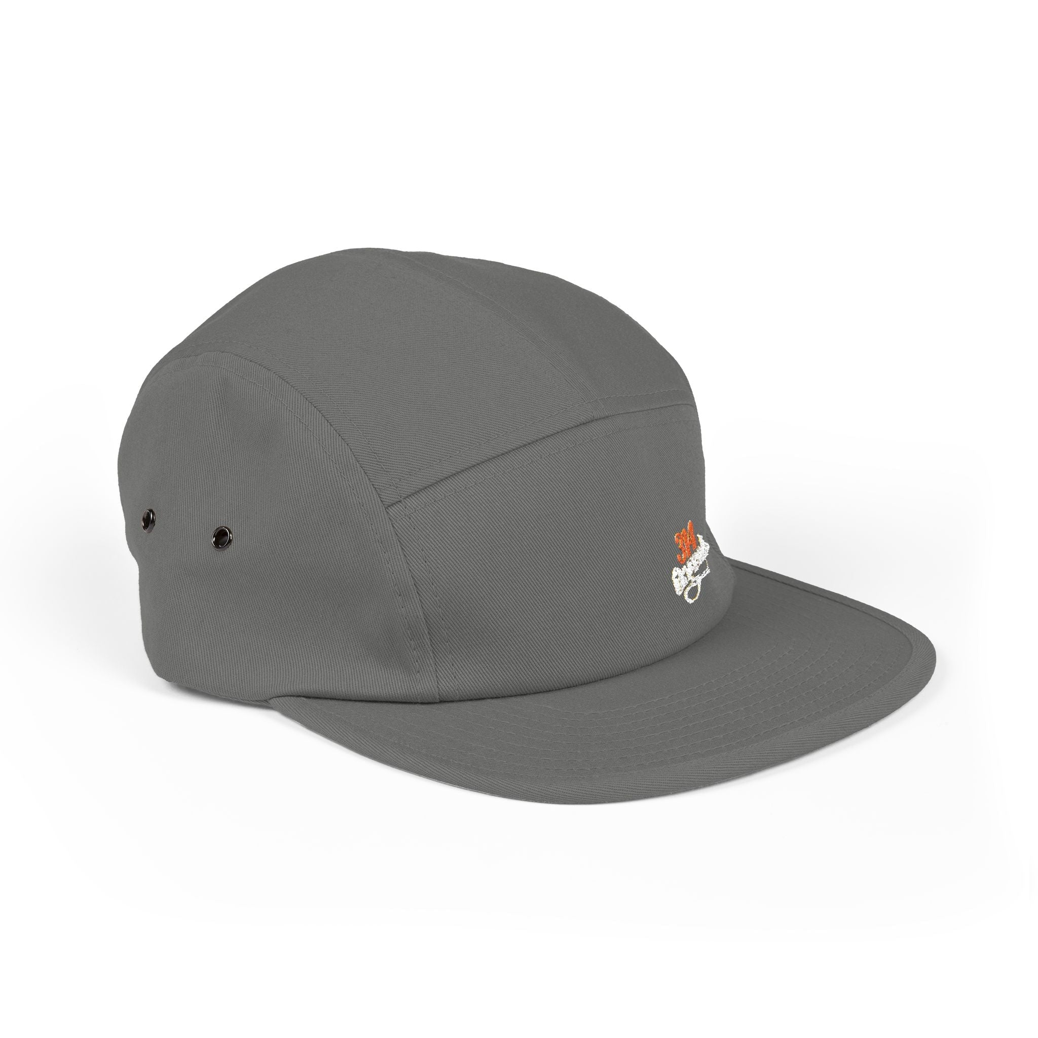 Retro Script Logo Embroidered 5-Panel Cap — - 314 Originals