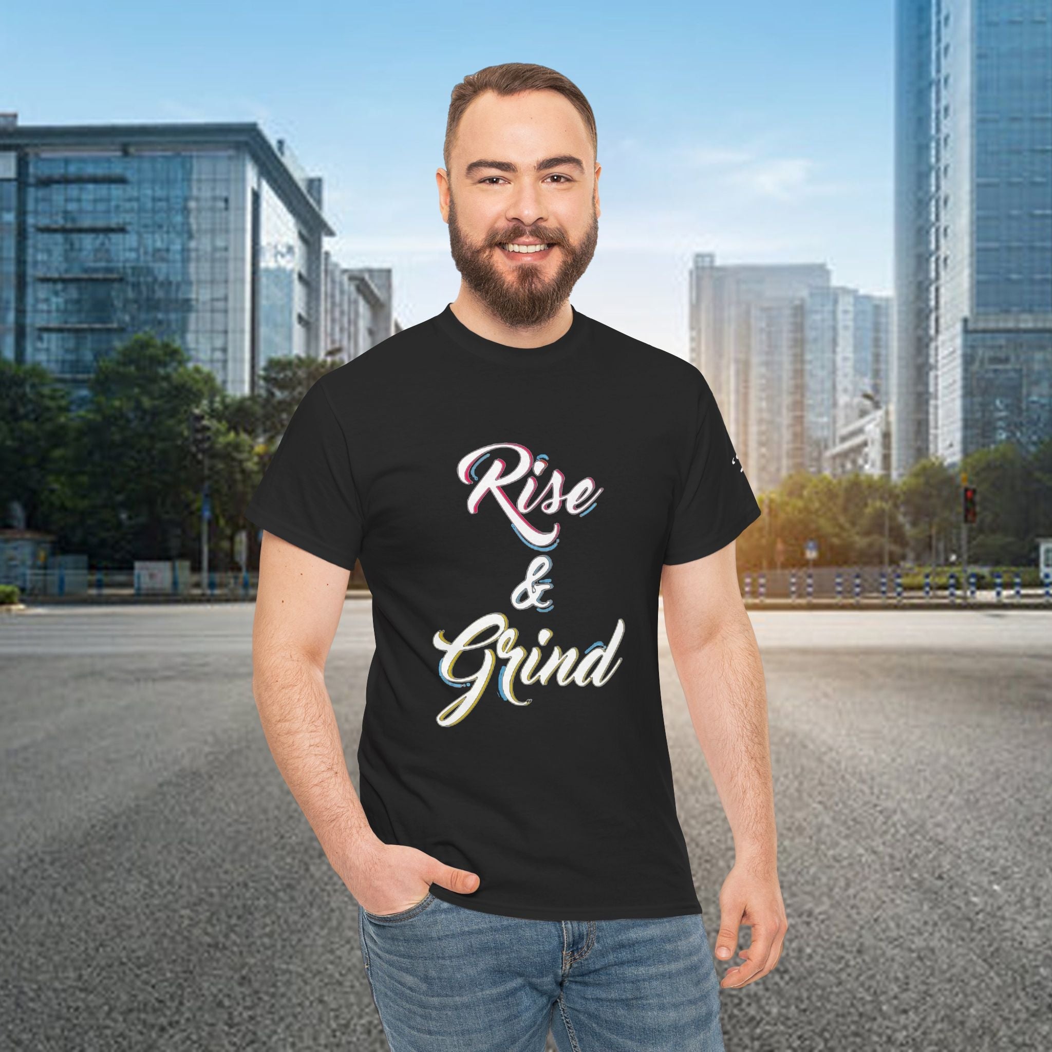 Rise & Grind T-Shirt — Motivational Graphic Tee for Hustle Mindset - 314 Originals