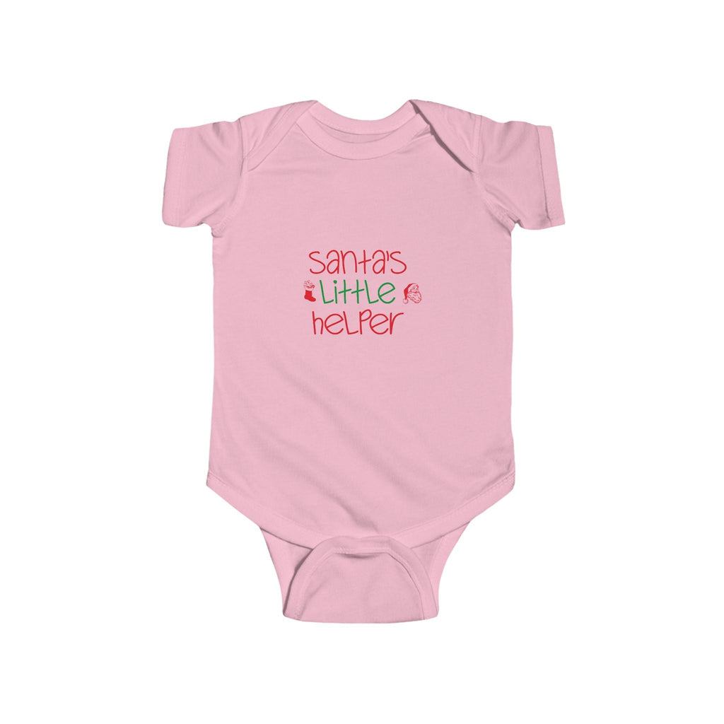 Santa's Little Helper Infant Bodysuit — Christmas Baby Onesie - 314 Originals