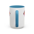 Sassy Supergirl Accent Coffee Mug – Pink & Yellow Super S Logo (11/15oz) - 314 Originals