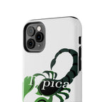 Scorpio Zodiac Tough Phone Case — Green Scorpion "Typical" Design - 314 Originals