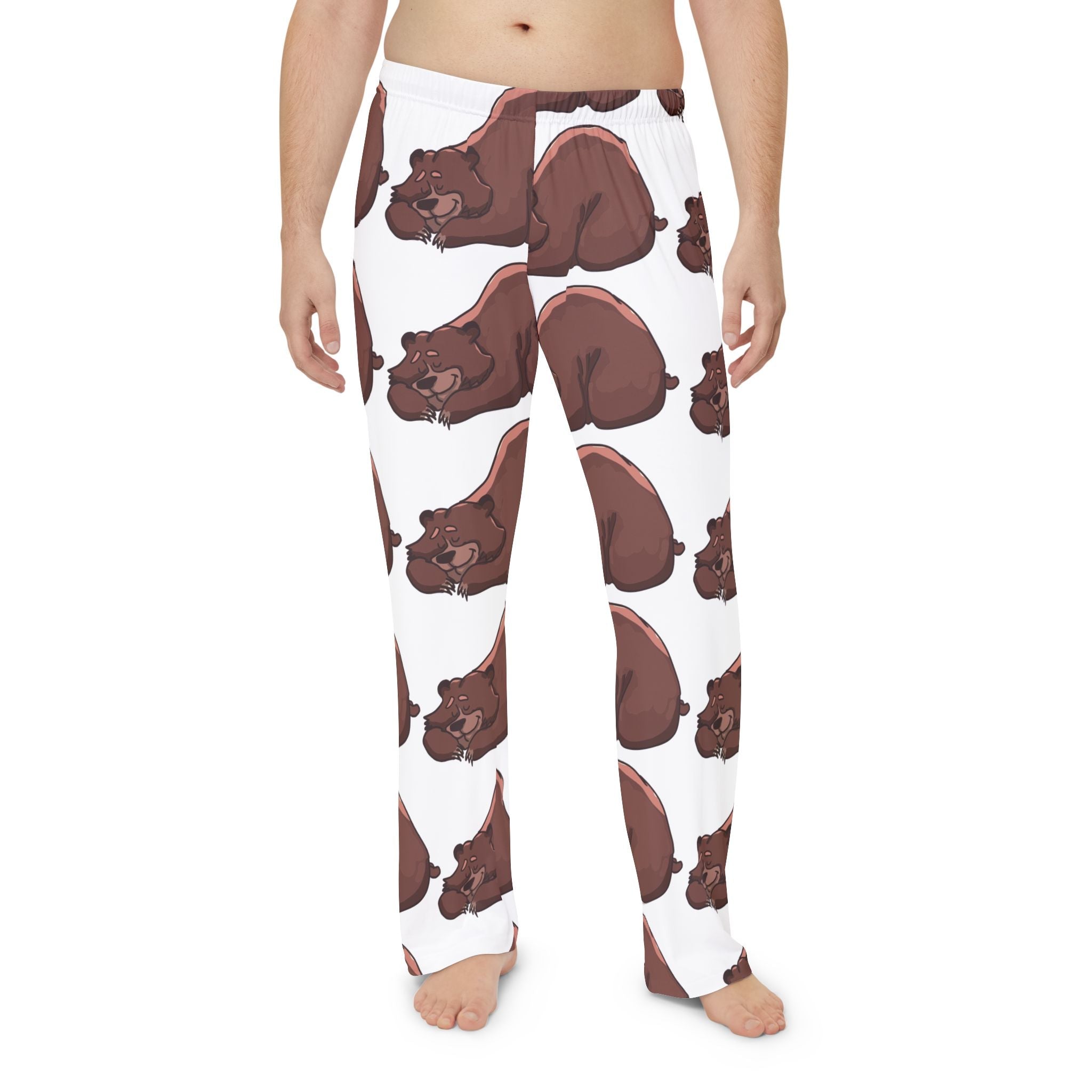 Sleeping Bear Pajama Pants — Cozy Men’s Lounge Sleepwear - 314 Originals