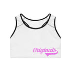 Sports Bra — "Originals" Pink Script Athletic Crop Top - 314 Originals