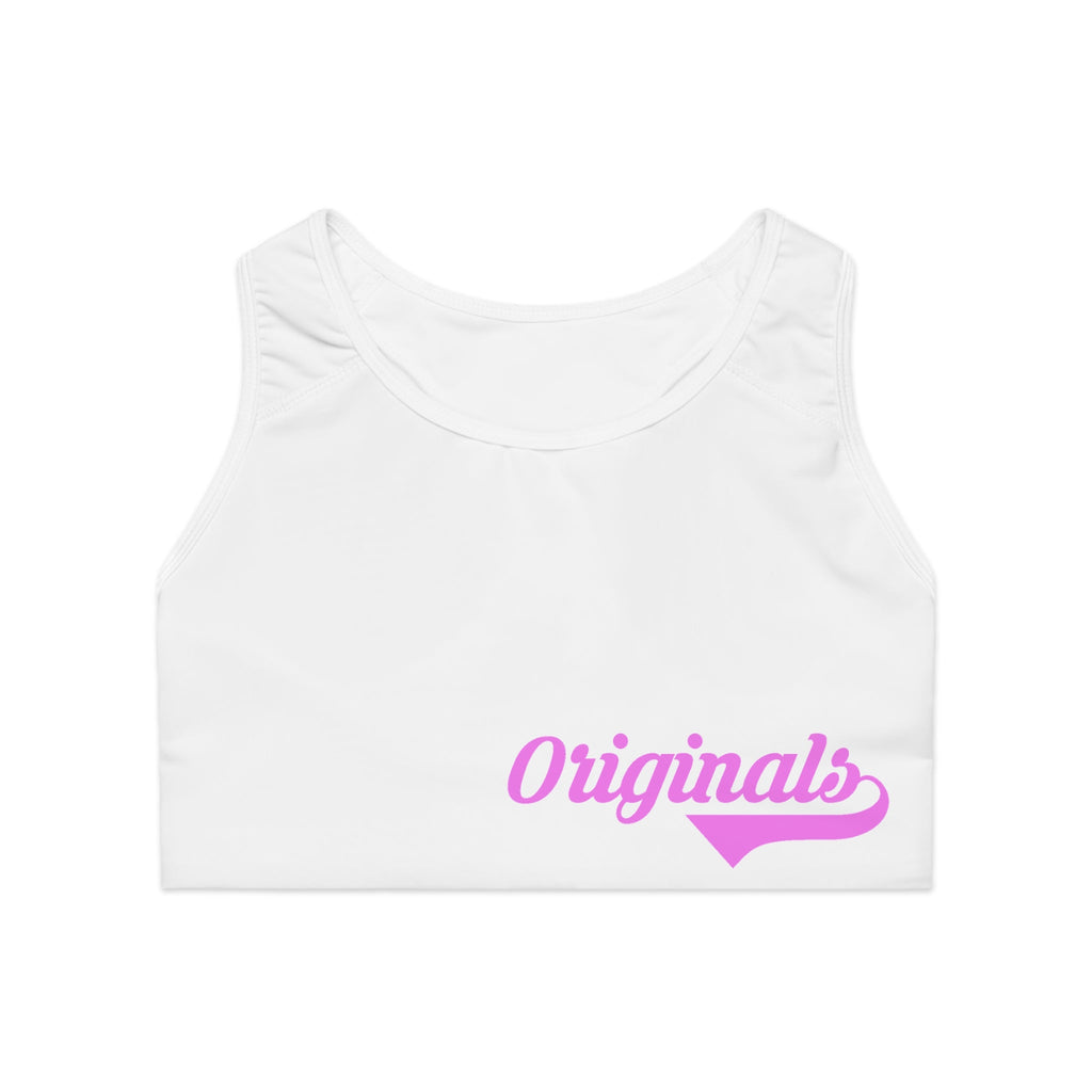 Sports Bra — "Originals" Pink Script Athletic Crop Top - 314 Originals