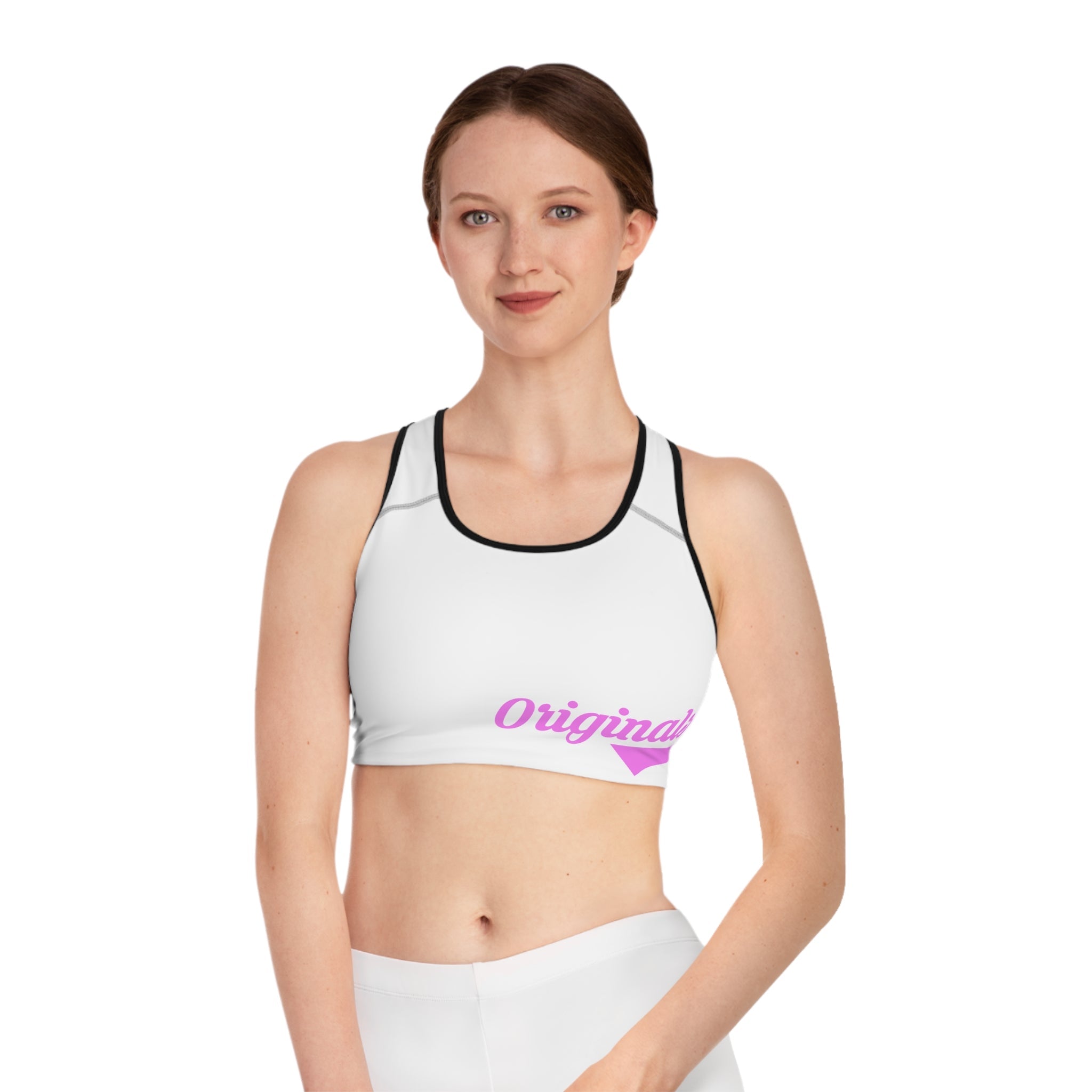 Sports Bra — "Originals" Pink Script Athletic Crop Top - 314 Originals