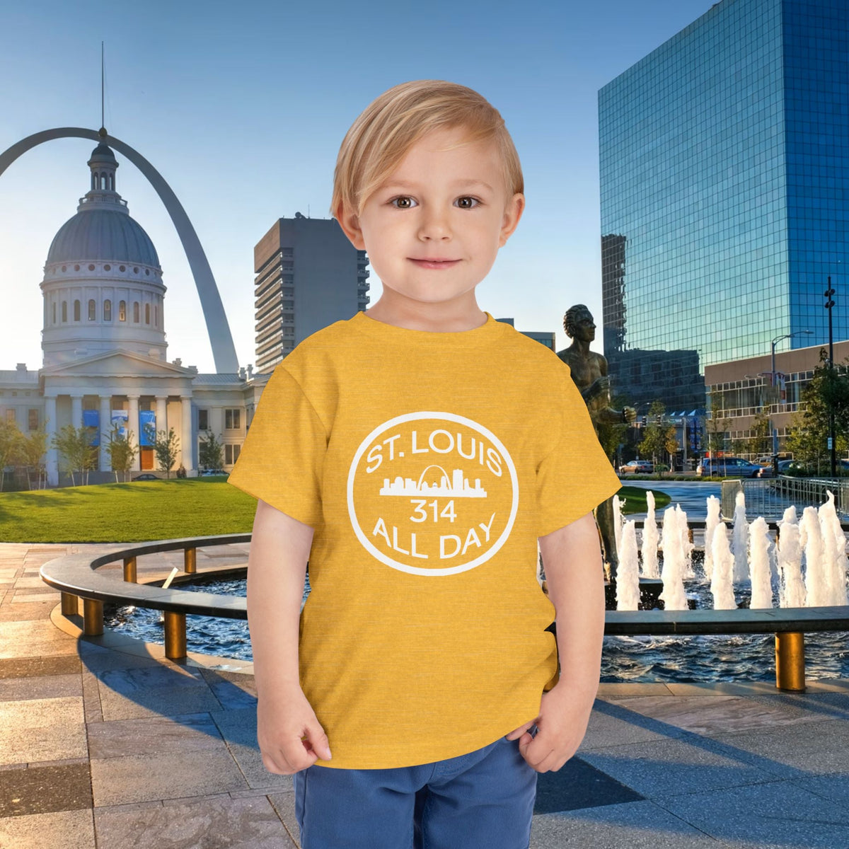 St Louis 314 All Day Toddler Tee - 314 Originals