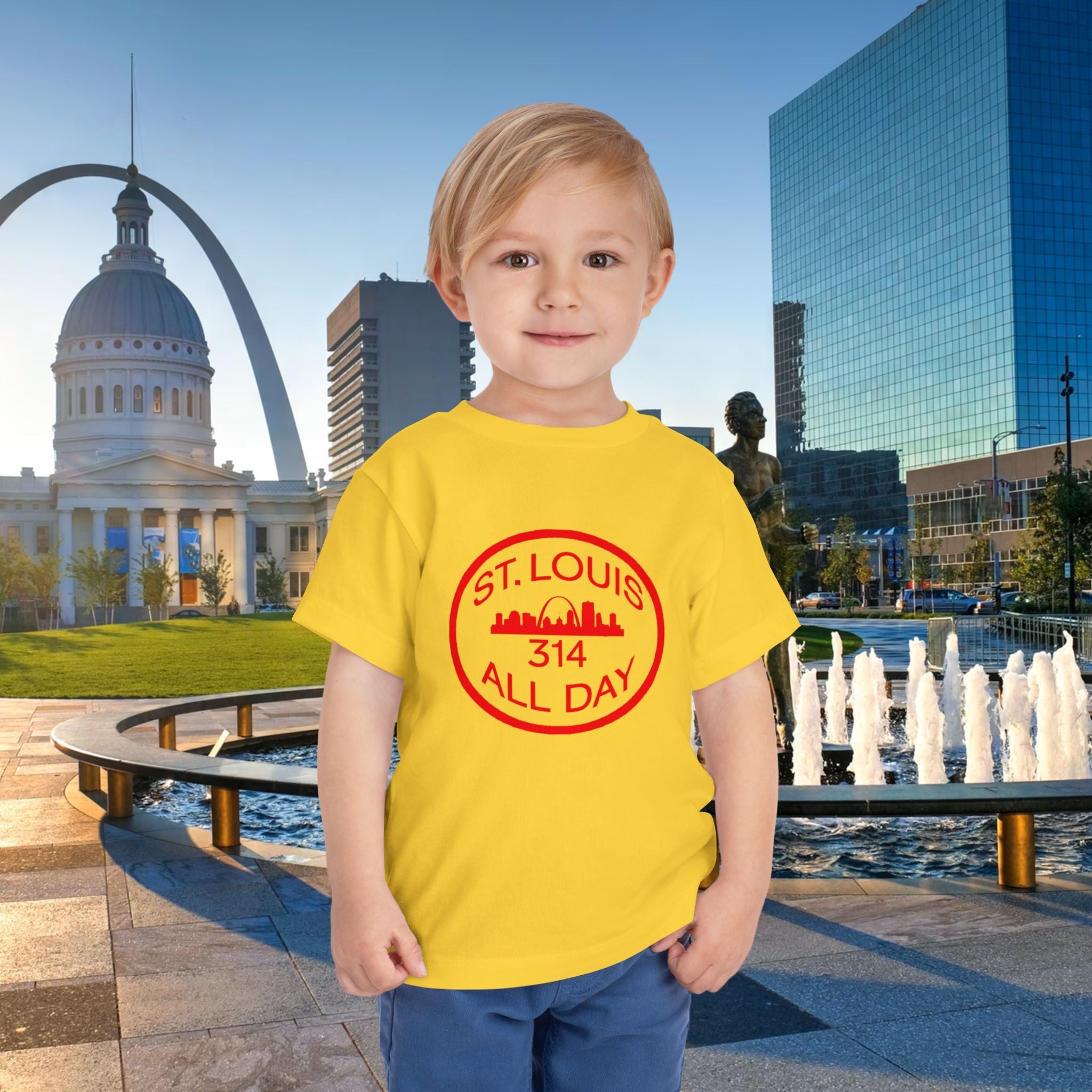 St Louis 314 All Day Toddler Tee - 314 Originals