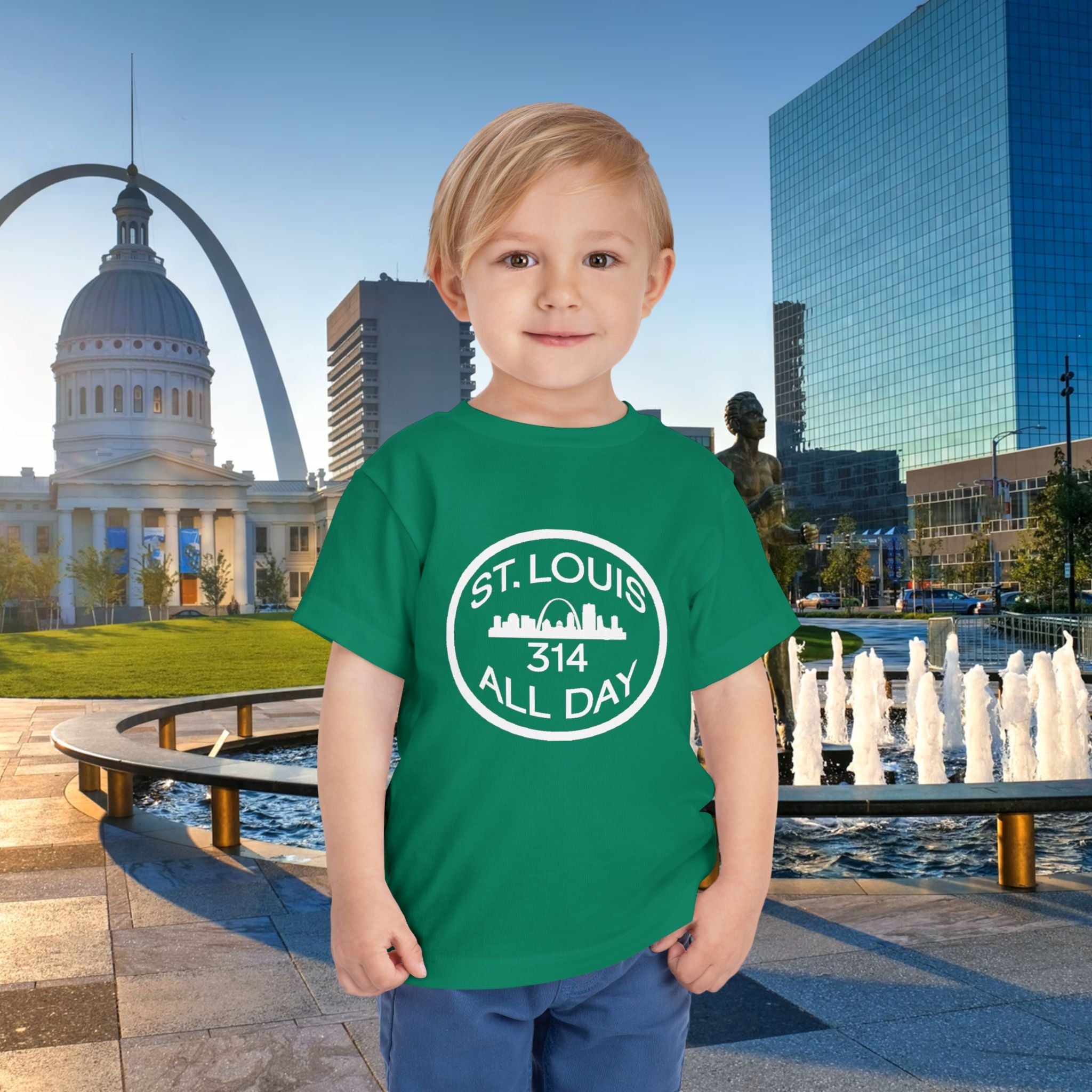 St Louis 314 All Day Toddler Tee - 314 Originals