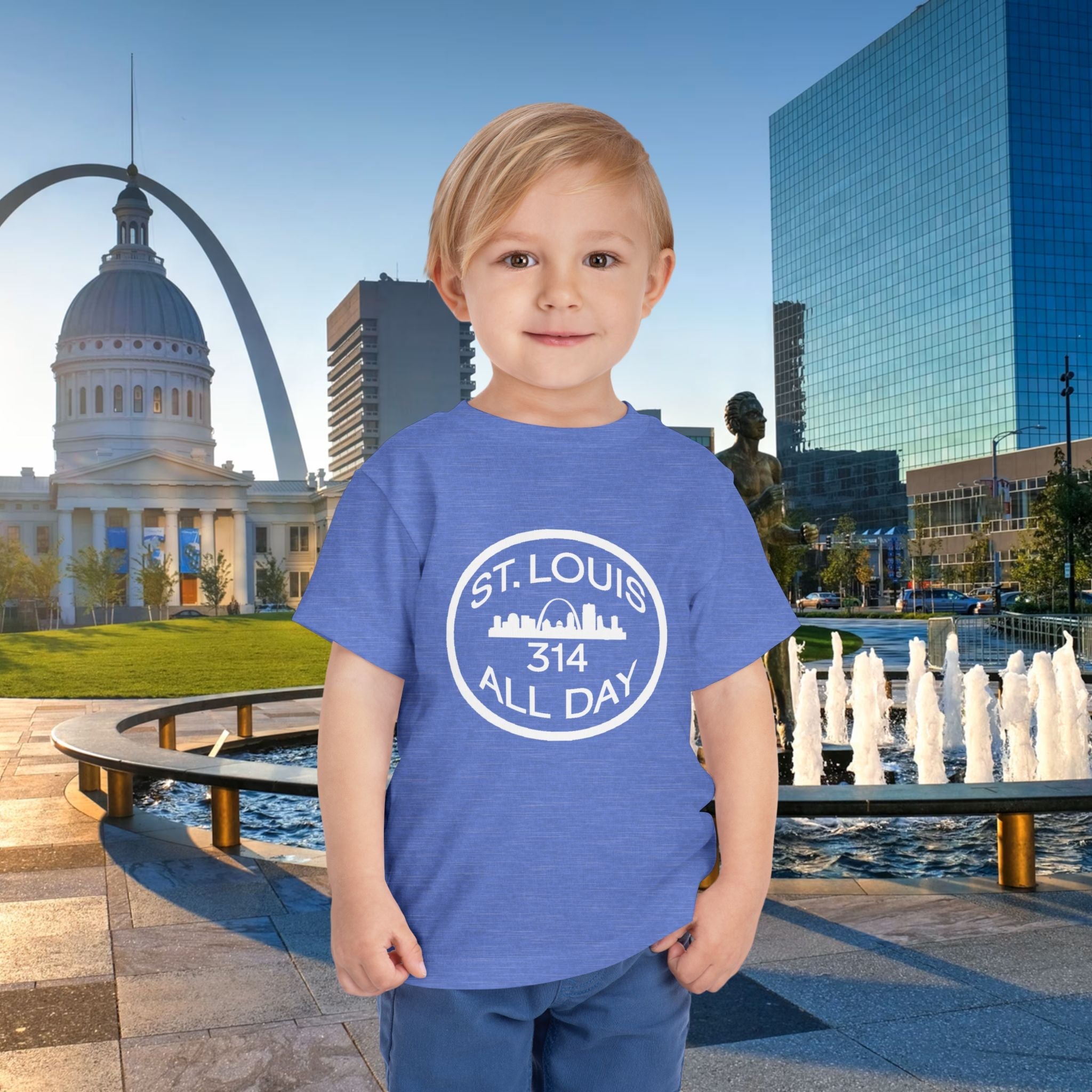 St Louis 314 All Day Toddler Tee - 314 Originals