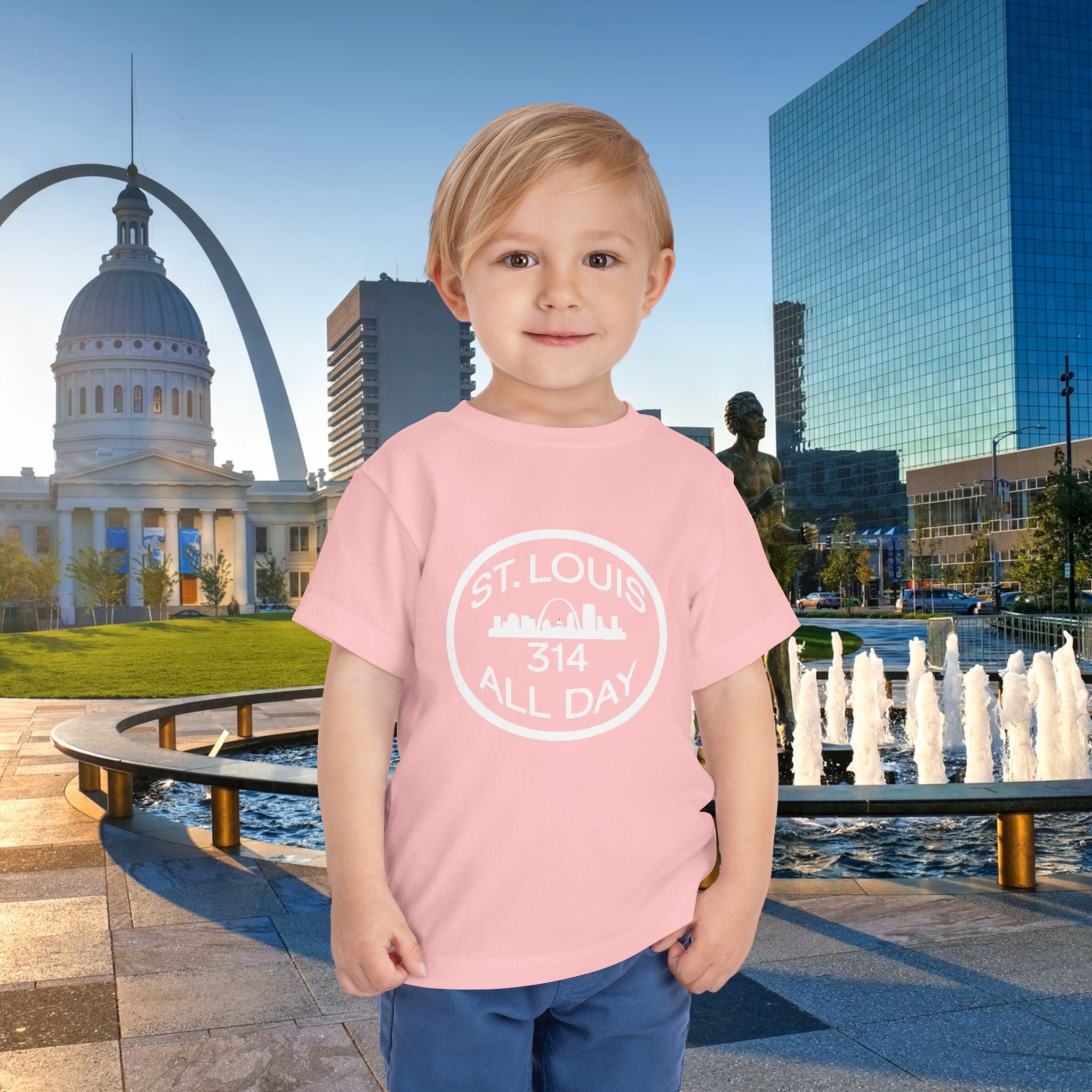 St Louis 314 All Day Toddler Tee - 314 Originals
