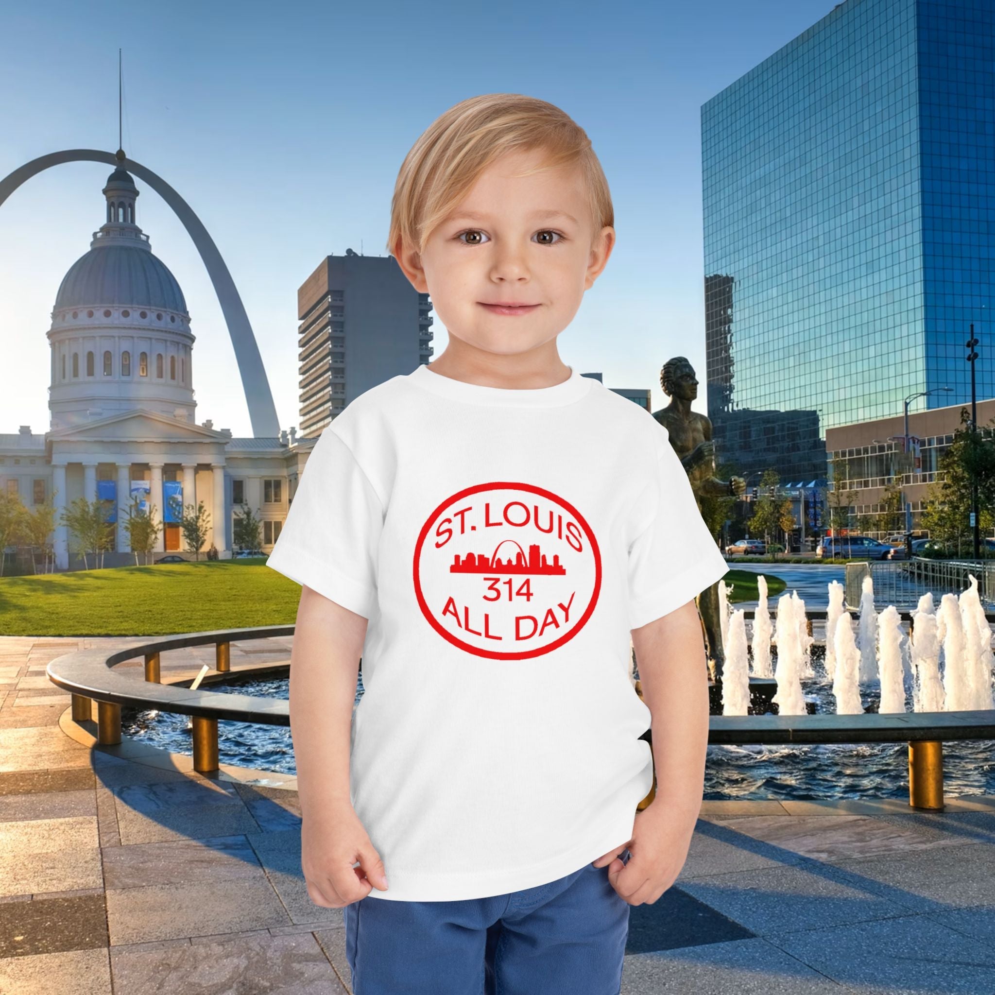 St Louis 314 All Day Toddler Tee - 314 Originals