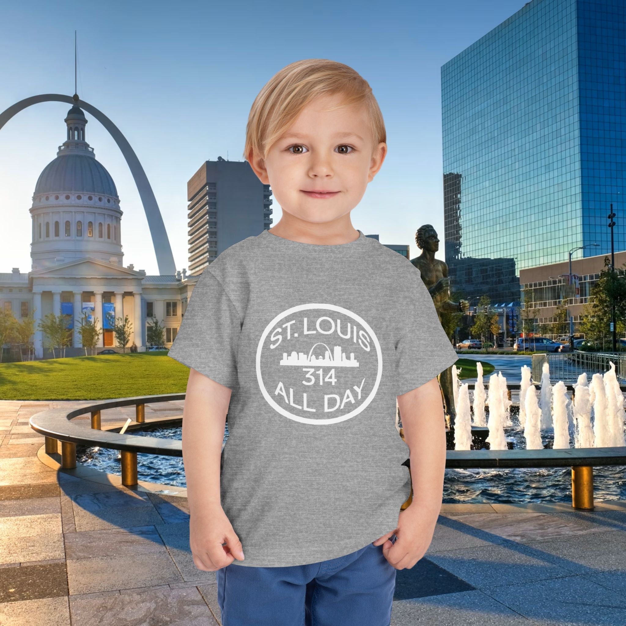 St Louis 314 All Day Toddler Tee - 314 Originals