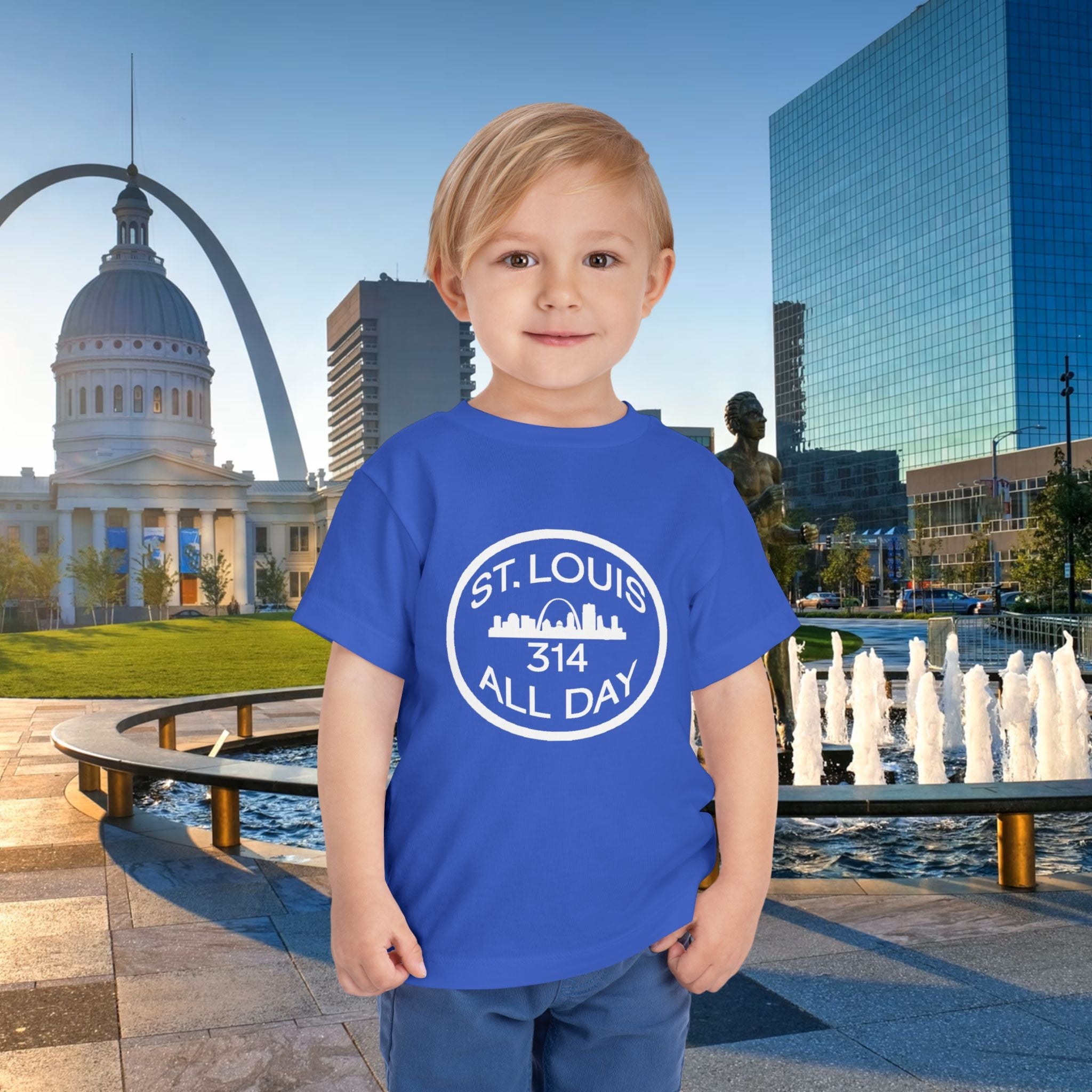St Louis 314 All Day Toddler Tee - 314 Originals