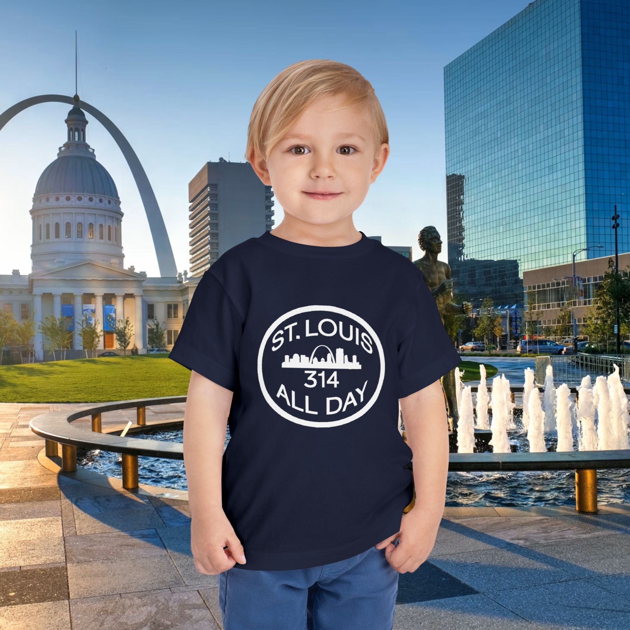 St Louis 314 All Day Toddler Tee - 314 Originals