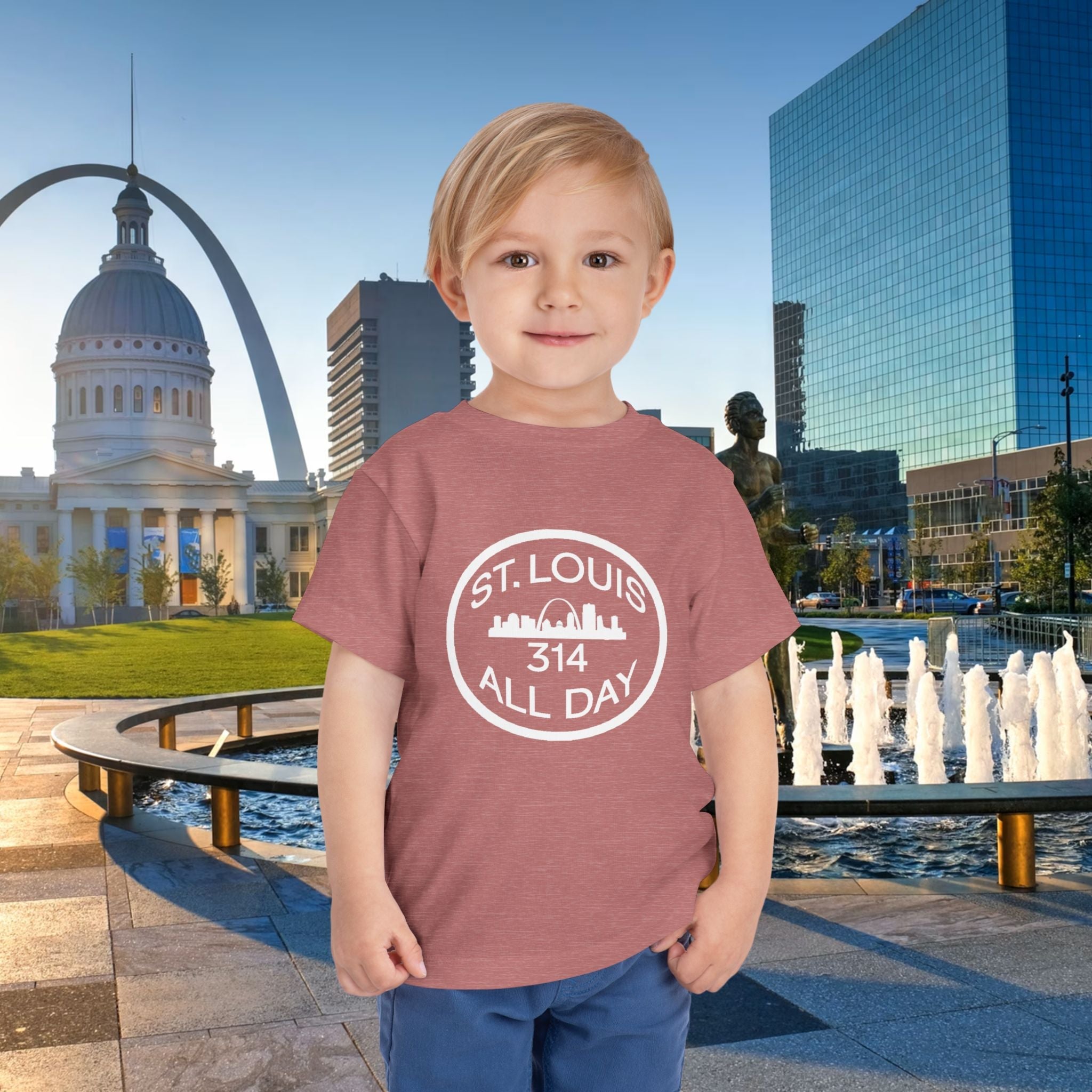 St Louis 314 All Day Toddler Tee - 314 Originals