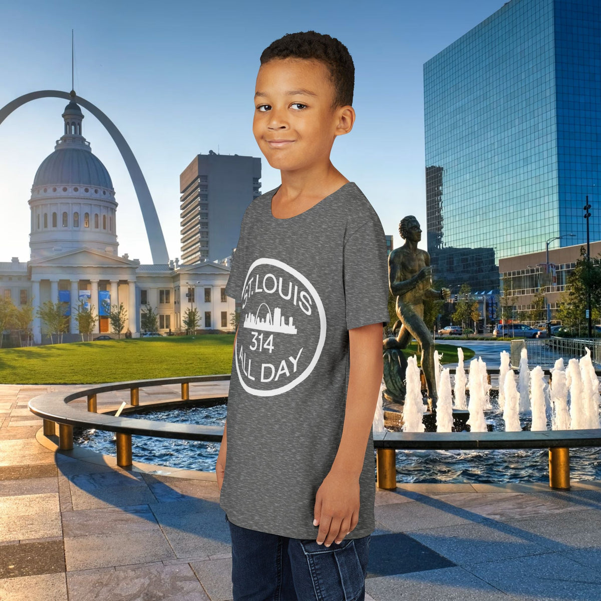 St Louis 314 All Day Youth Tee - 314 Originals