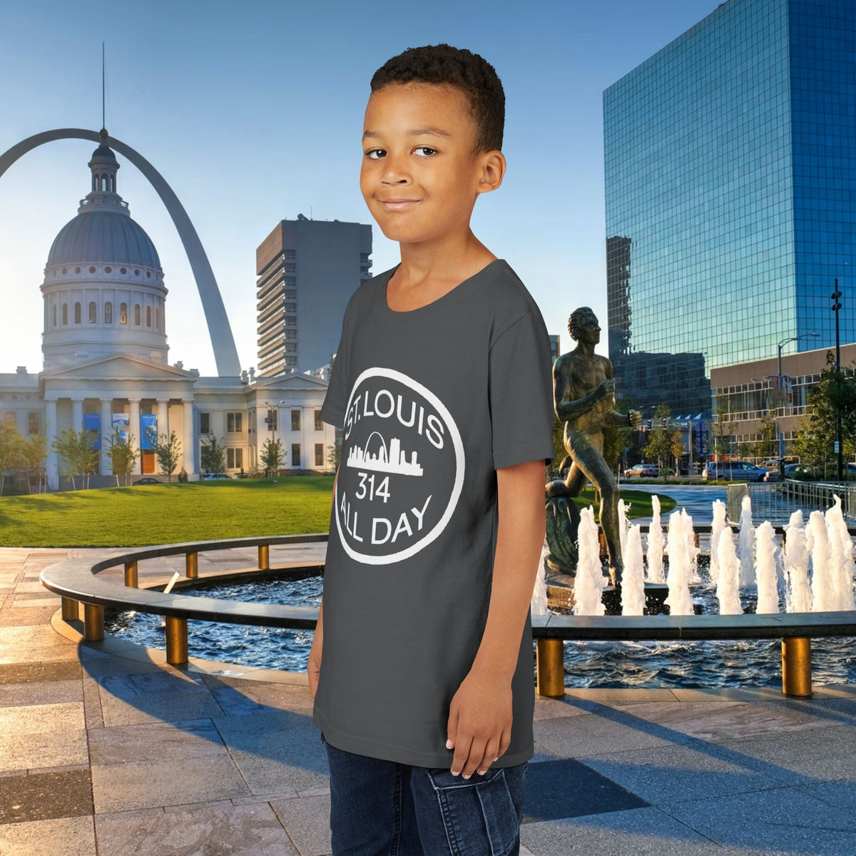 St Louis 314 All Day Youth Tee - 314 Originals