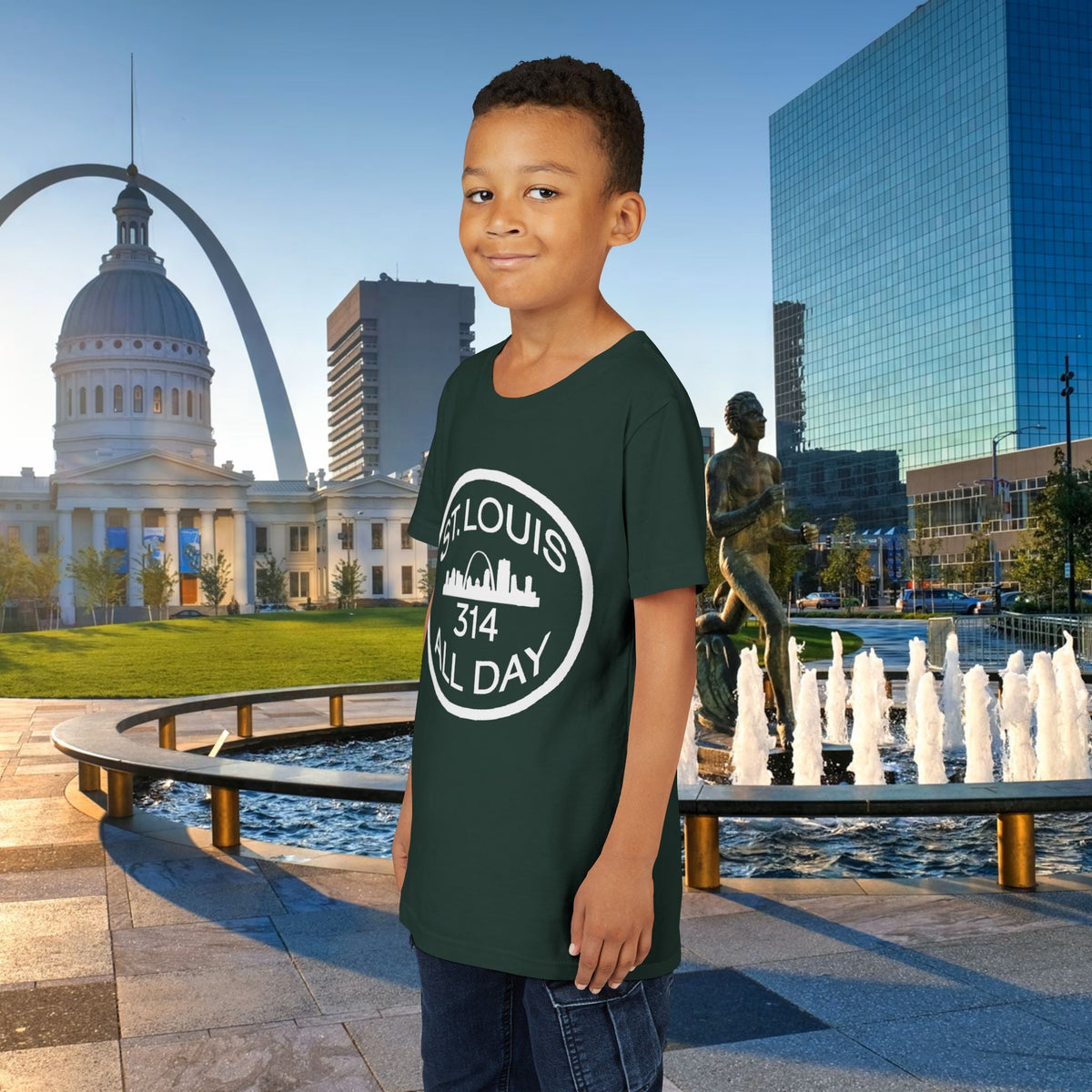 St Louis 314 All Day Youth Tee - 314 Originals