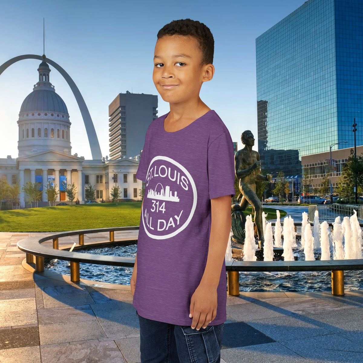 St Louis 314 All Day Youth Tee - 314 Originals