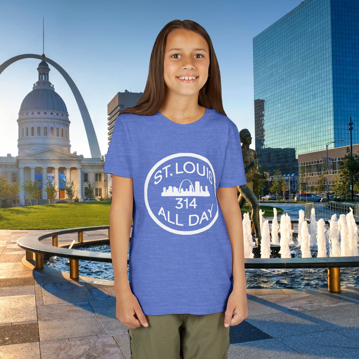 St Louis 314 All Day Youth Tee - 314 Originals