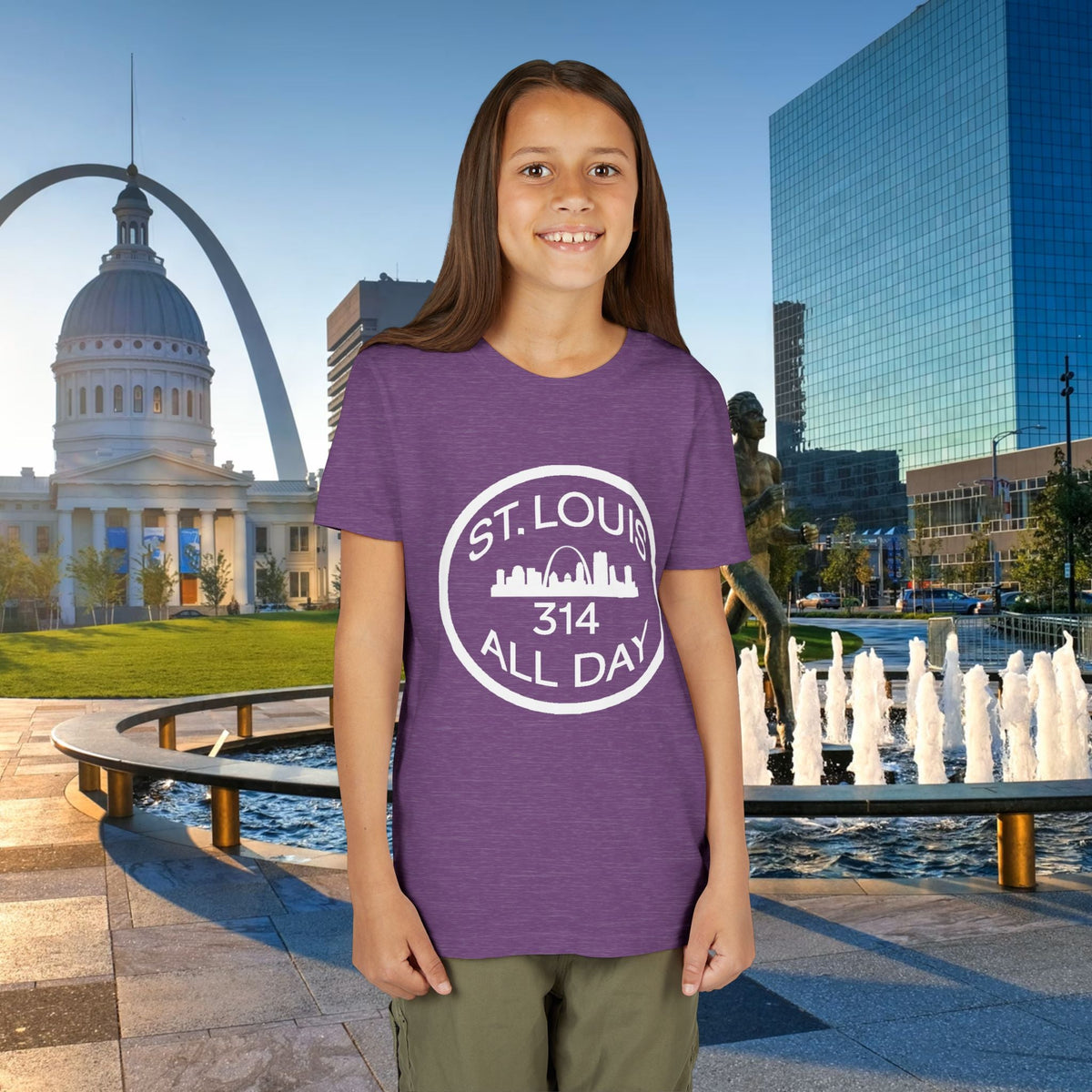 St Louis 314 All Day Youth Tee - 314 Originals