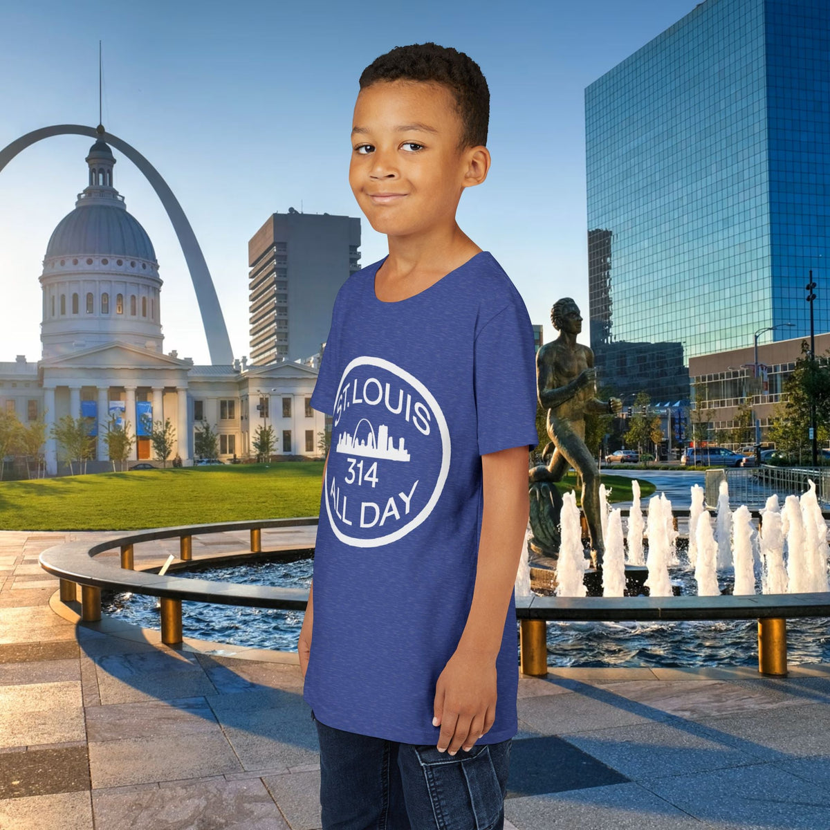 St Louis 314 All Day Youth Tee - 314 Originals