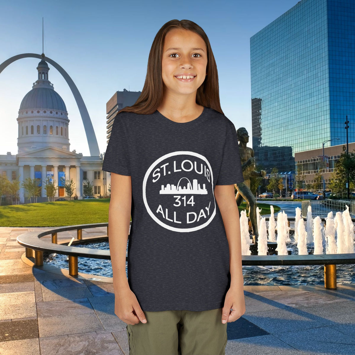 St Louis 314 All Day Youth Tee - 314 Originals