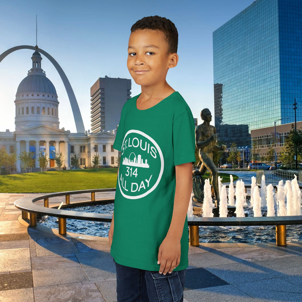 St Louis 314 All Day Youth Tee - 314 Originals