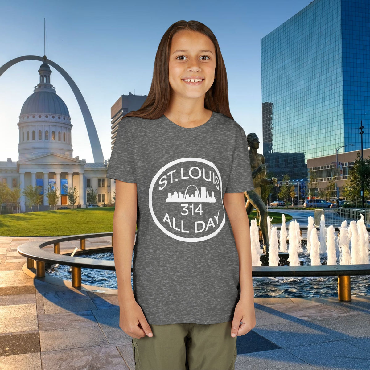 St Louis 314 All Day Youth Tee - 314 Originals