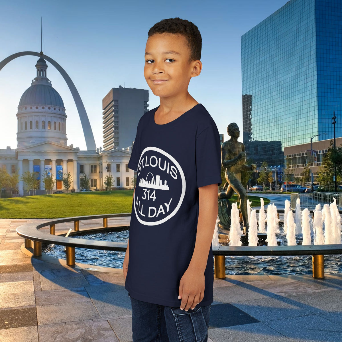 St Louis 314 All Day Youth Tee - 314 Originals
