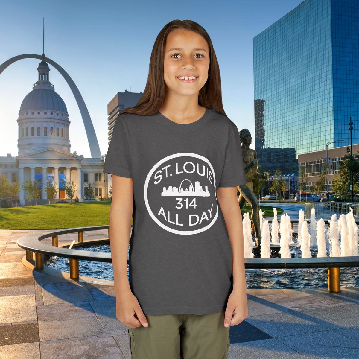St Louis 314 All Day Youth Tee - 314 Originals
