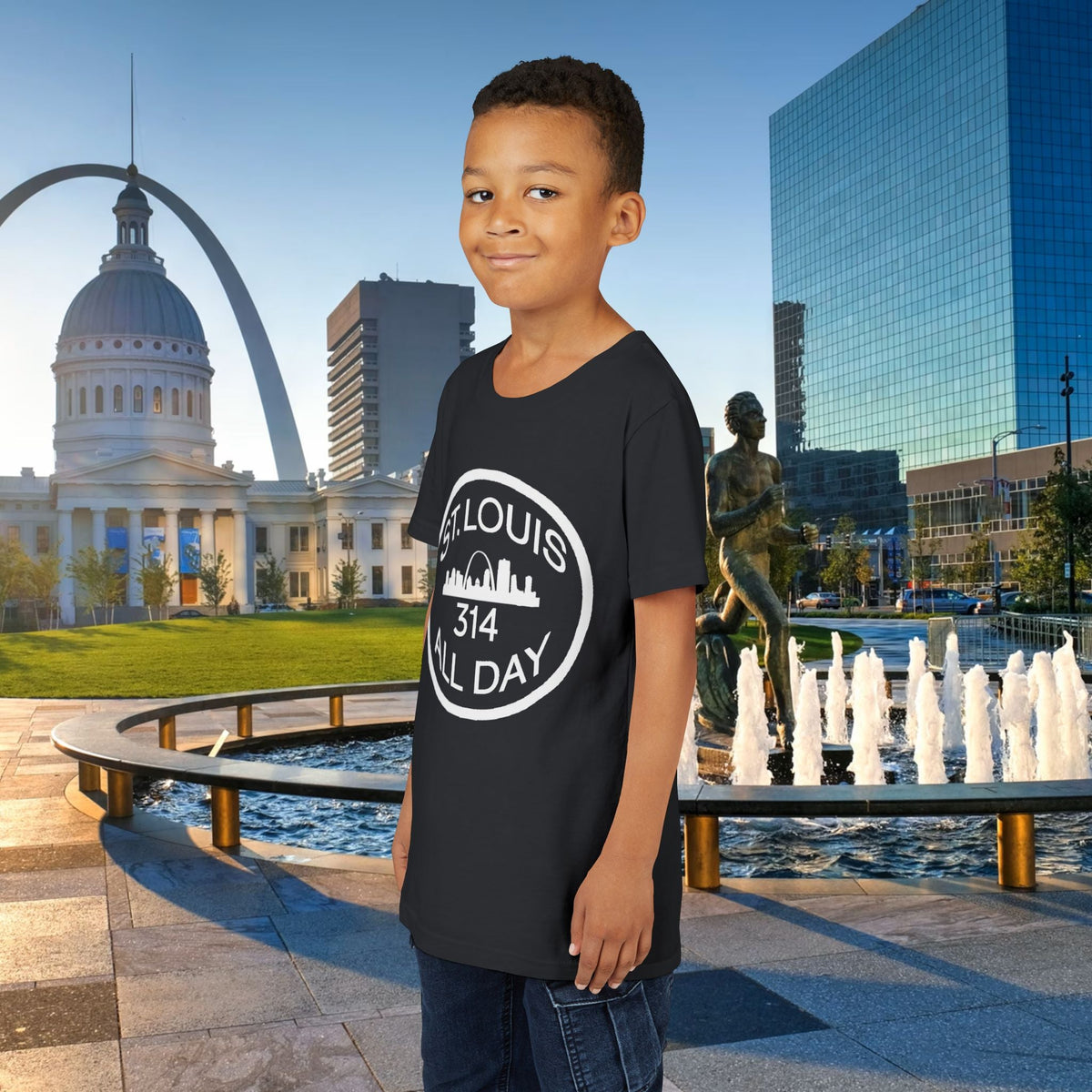 St Louis 314 All Day Youth Tee - 314 Originals