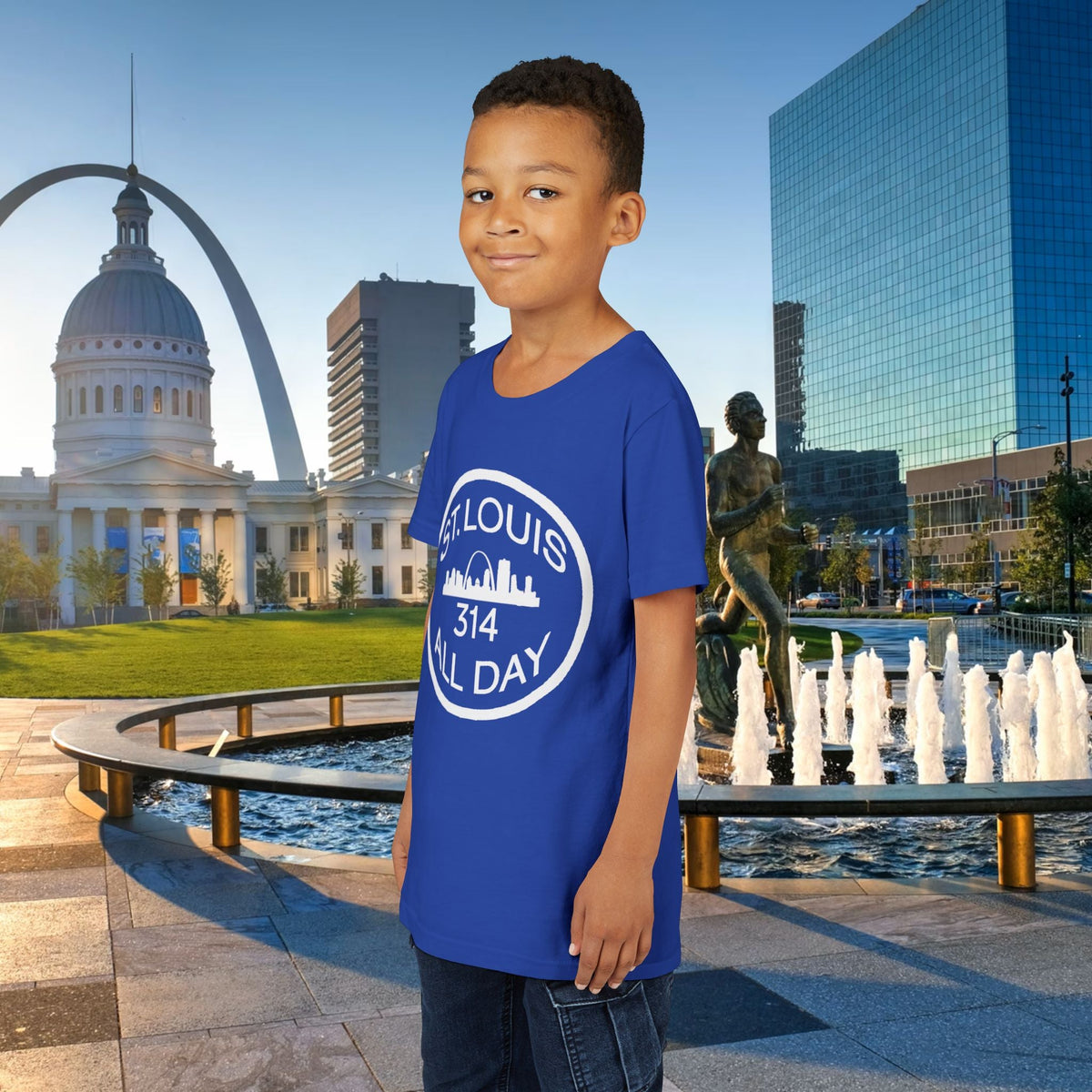 St Louis 314 All Day Youth Tee - 314 Originals