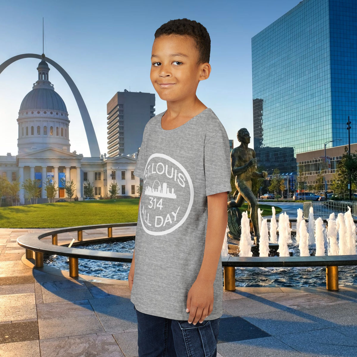 St Louis 314 All Day Youth Tee - 314 Originals