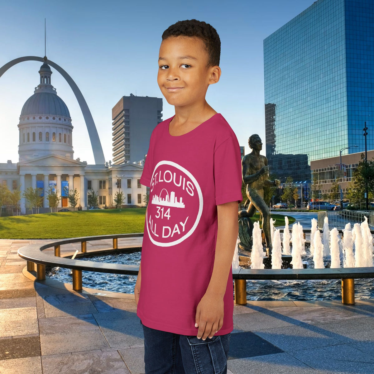 St Louis 314 All Day Youth Tee - 314 Originals