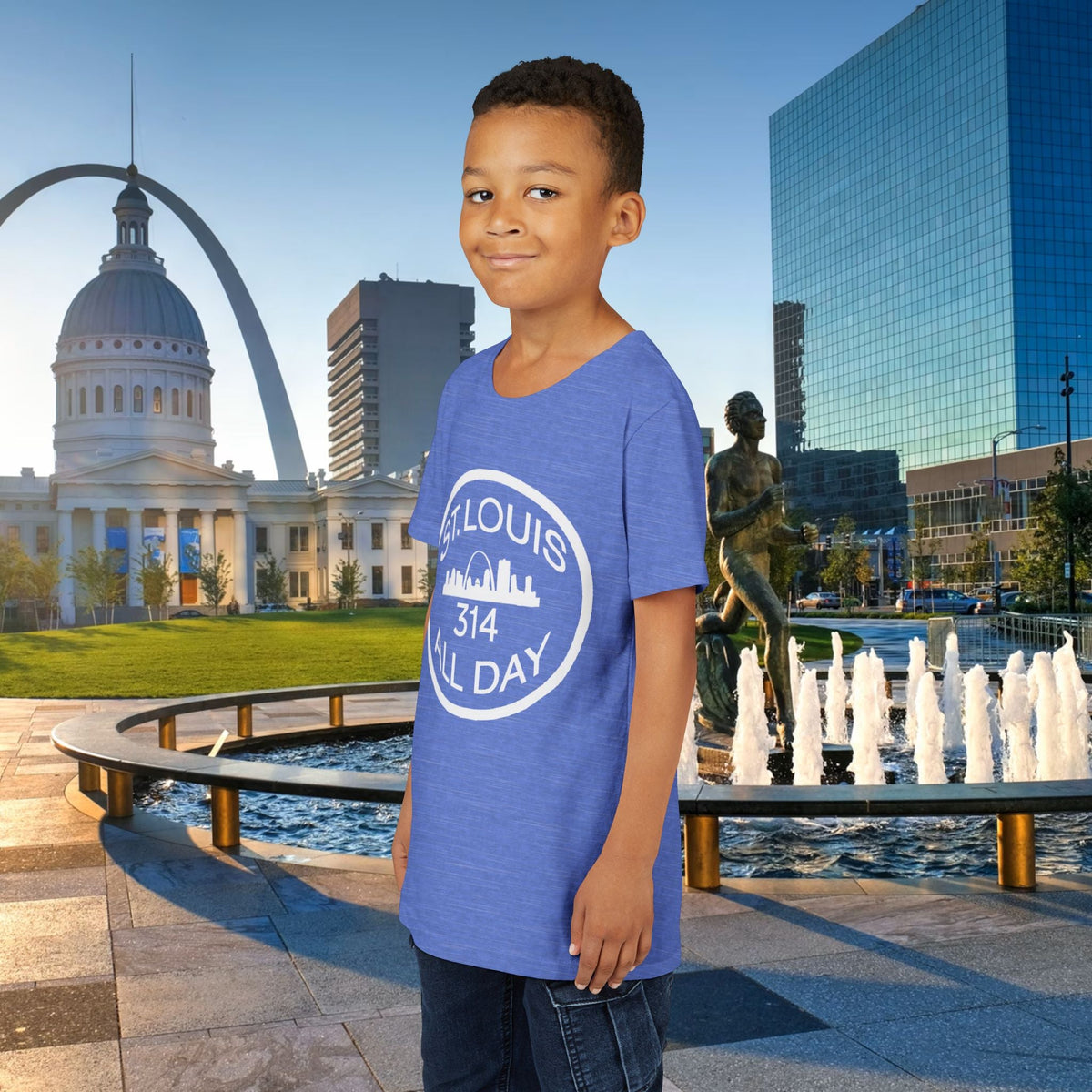 St Louis 314 All Day Youth Tee - 314 Originals