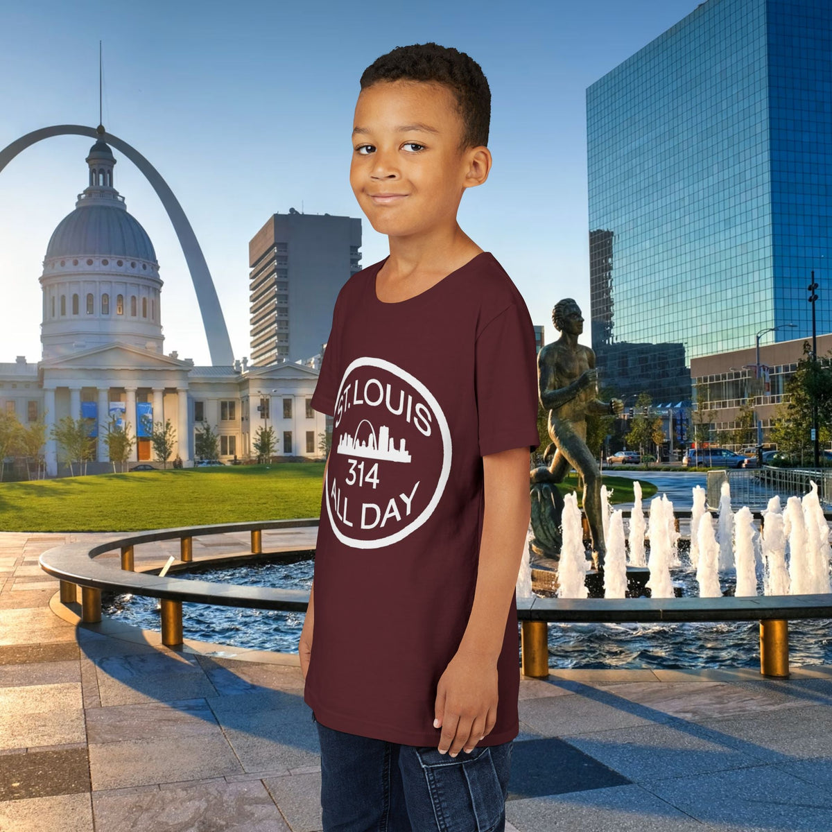 St Louis 314 All Day Youth Tee - 314 Originals