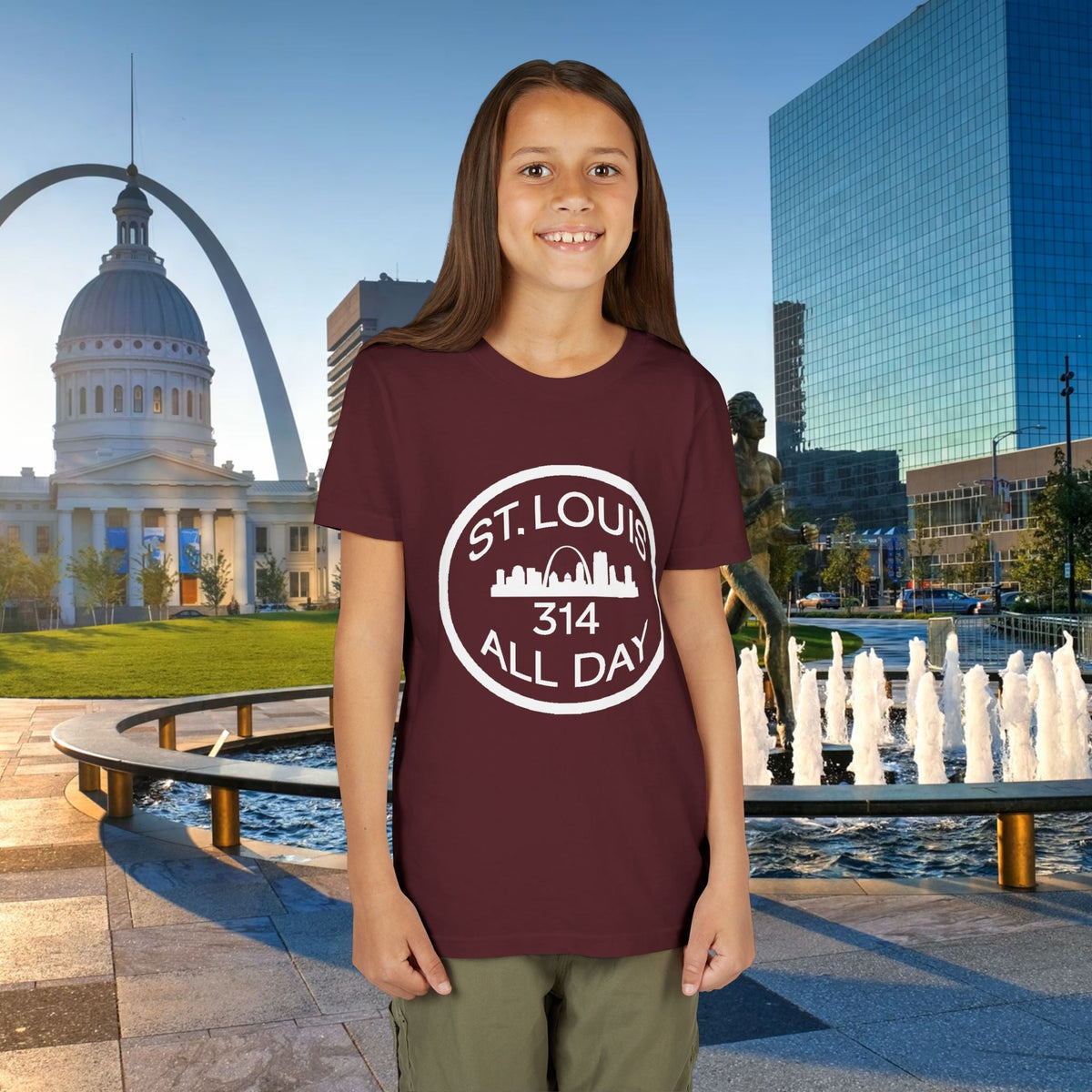 St Louis 314 All Day Youth Tee - 314 Originals